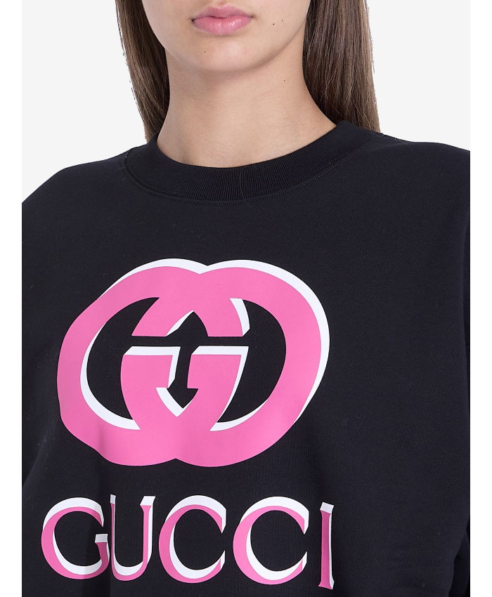 GUCCI - Sweatshirt with Gucci Interlocking G print