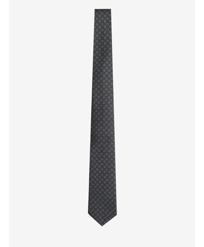 GUCCI - Silk tie with Horsebit