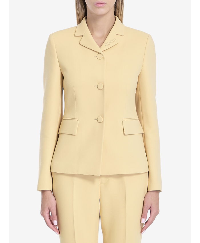 GUCCI - Wool crepe jacket