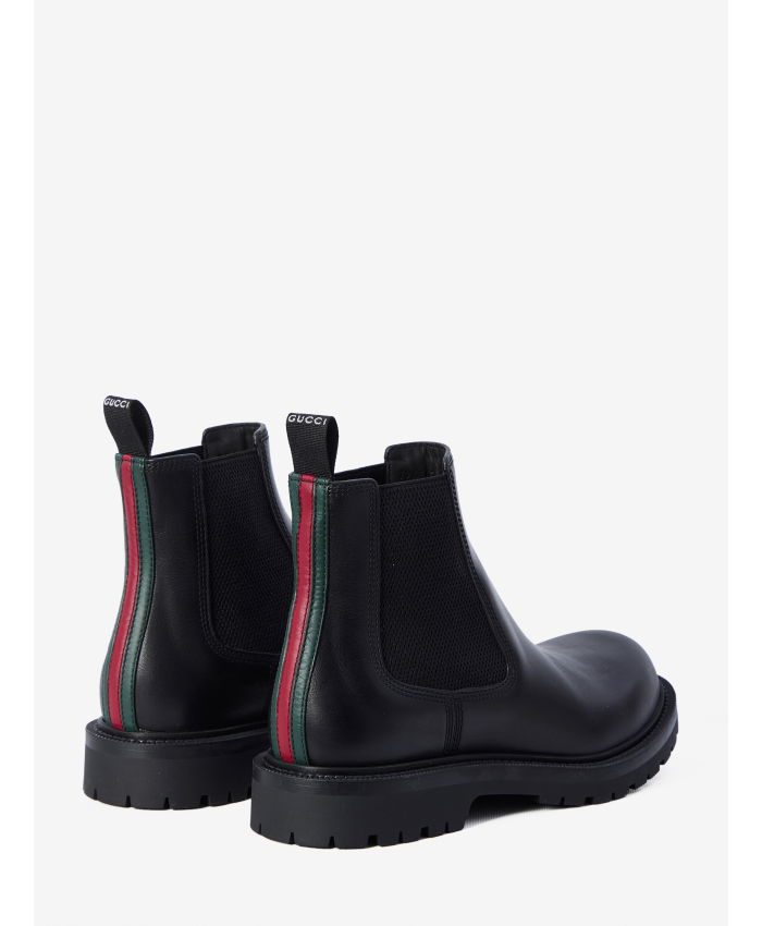 GUCCI - Chelsea boots with Web