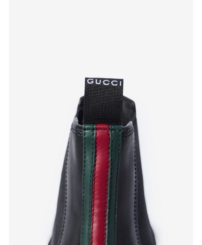 GUCCI - Chelsea boots with Web