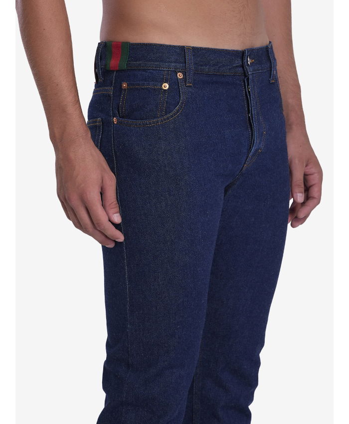 GUCCI - Jeans con dettagli Web