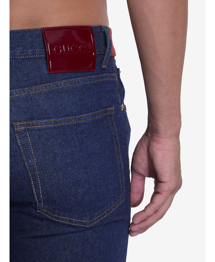 GUCCI - Jeans con dettagli Web