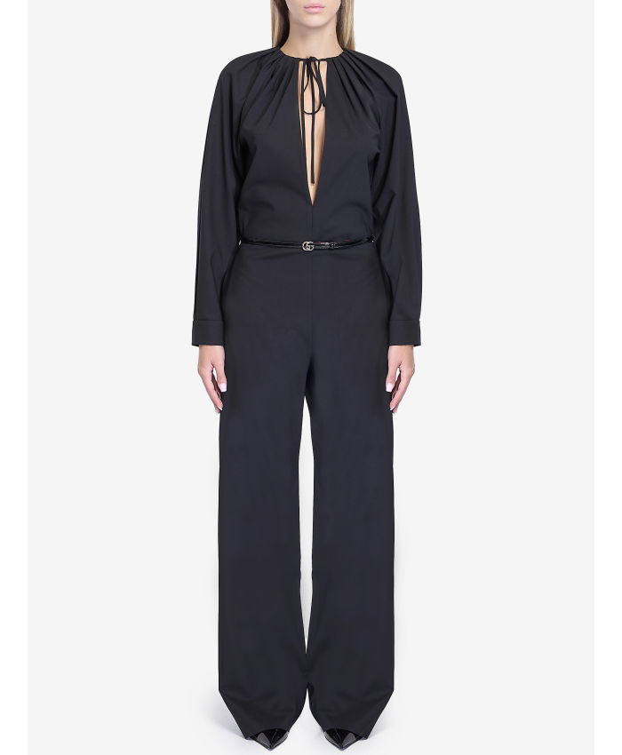 GUCCI - Stretch wool jumpsuit