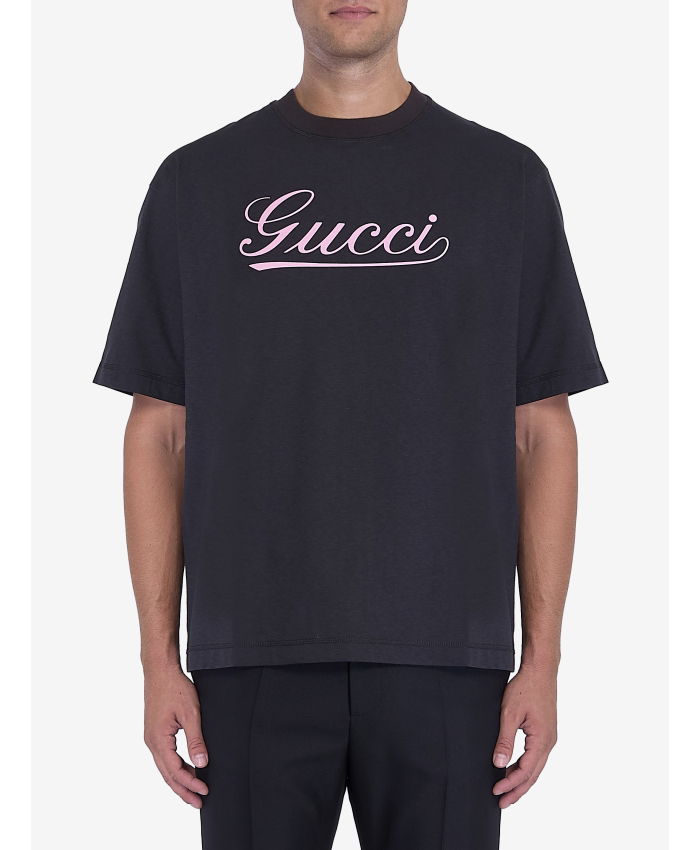 GUCCI - T-shirt with Gucci print