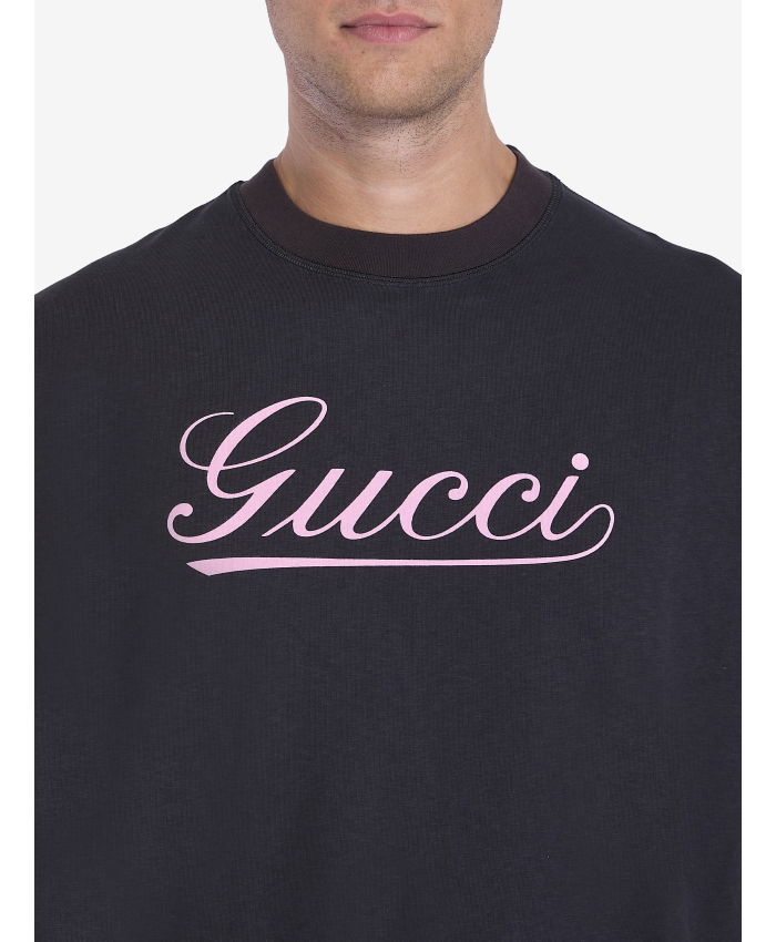 GUCCI - T-shirt with Gucci print