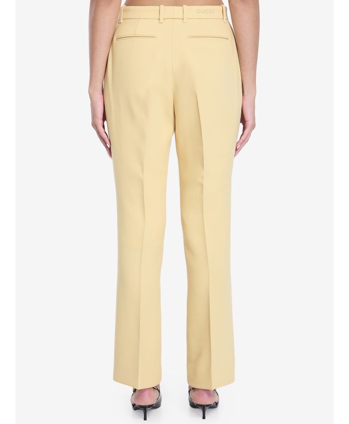 GUCCI - Wool crepe trousers