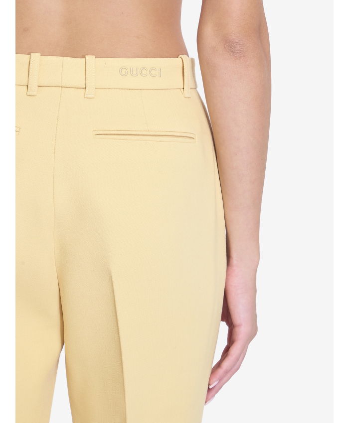 GUCCI - Wool crepe trousers