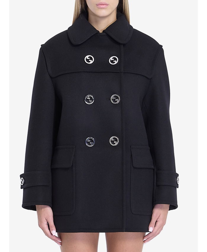 GUCCI - Batavia wool coat