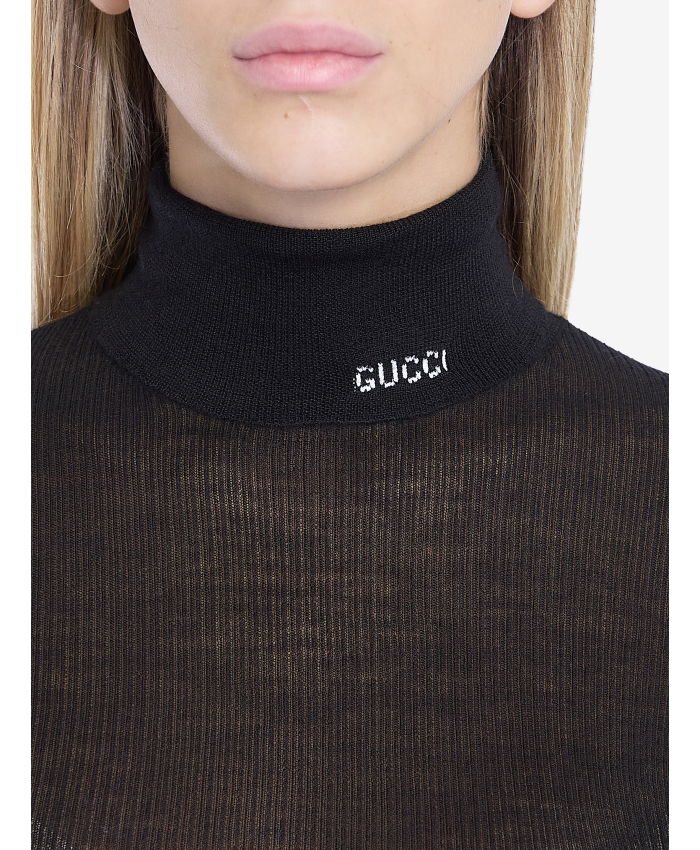 GUCCI - Cashmere and silk blend top