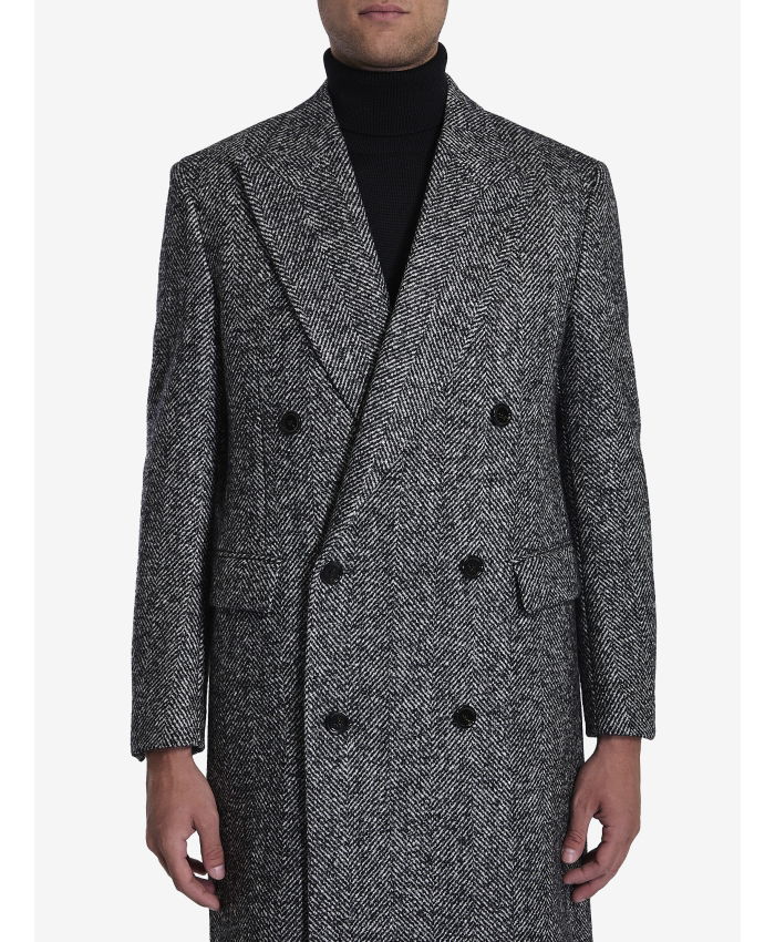 LARDINI - Herringbone coat