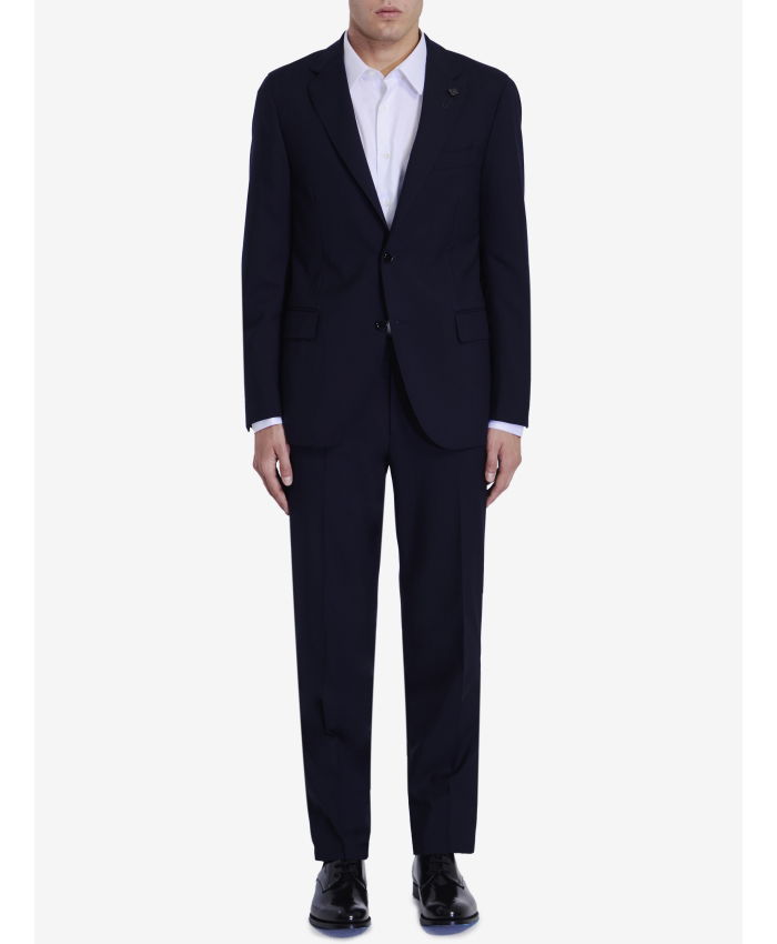 LARDINI - Two-piece suit in virgin wool