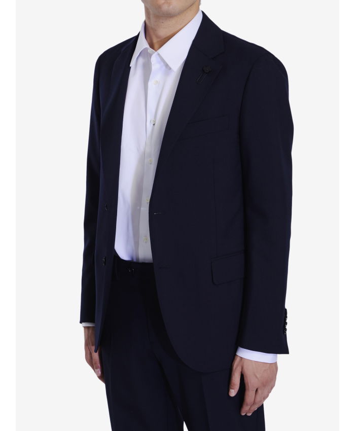 LARDINI - Two-piece suit in virgin wool