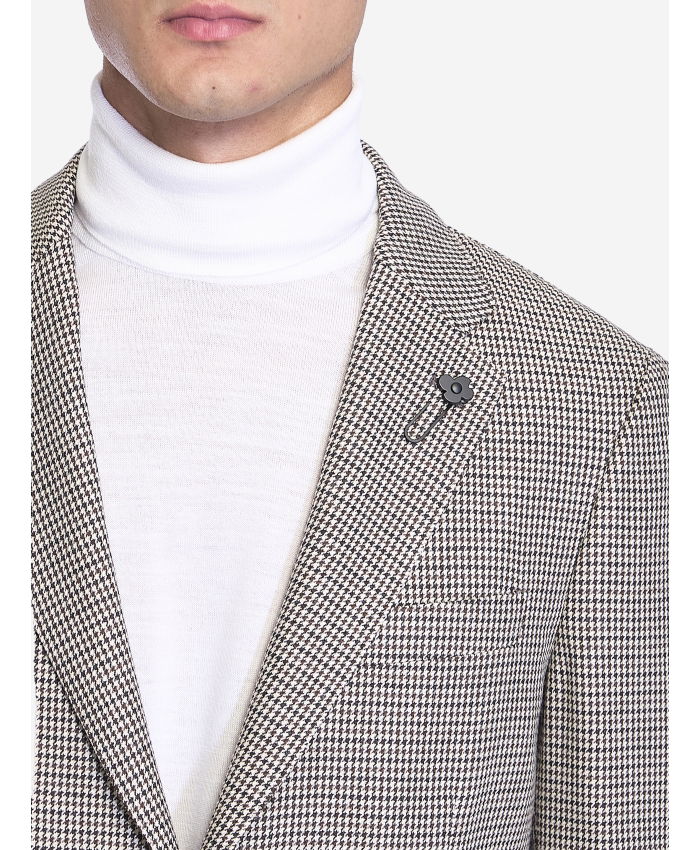 LARDINI - Houndstooth jacket