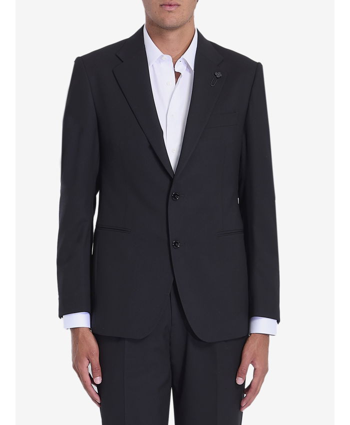 LARDINI - Two-piece suit in virgin wool