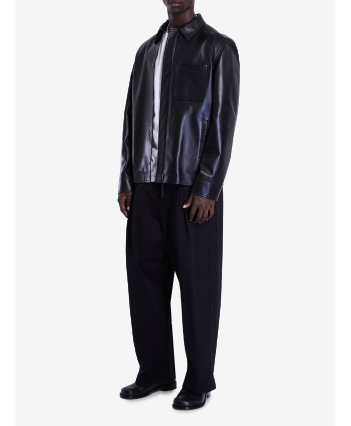 LOEWE - Overshirt in lambskin nappa