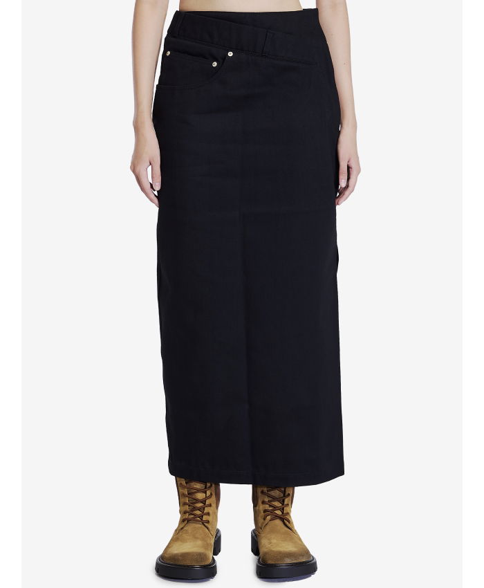 LOEWE - Deconstructed skirt in denim