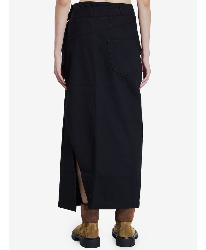 LOEWE - Deconstructed skirt in denim