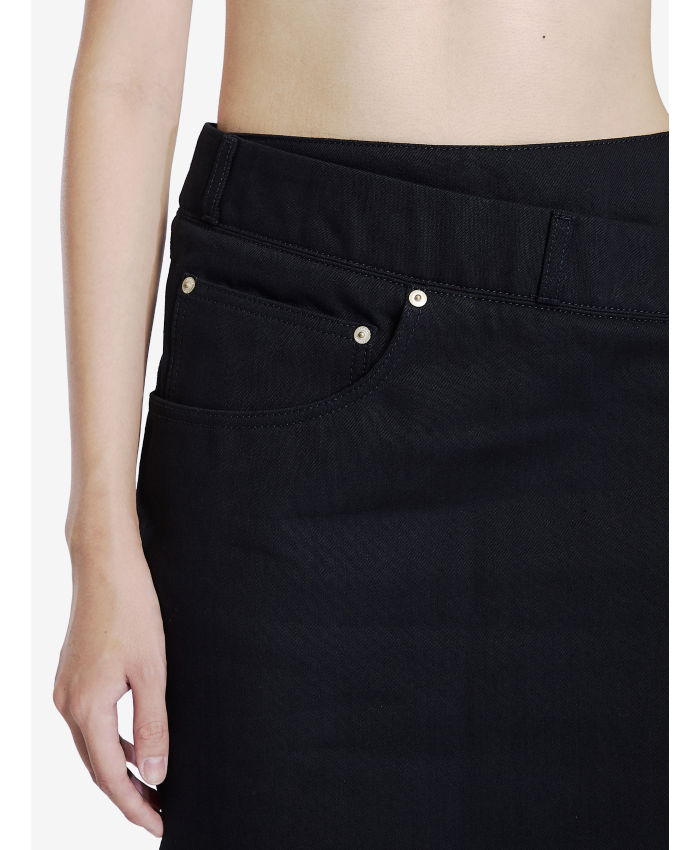 LOEWE - Deconstructed skirt in denim