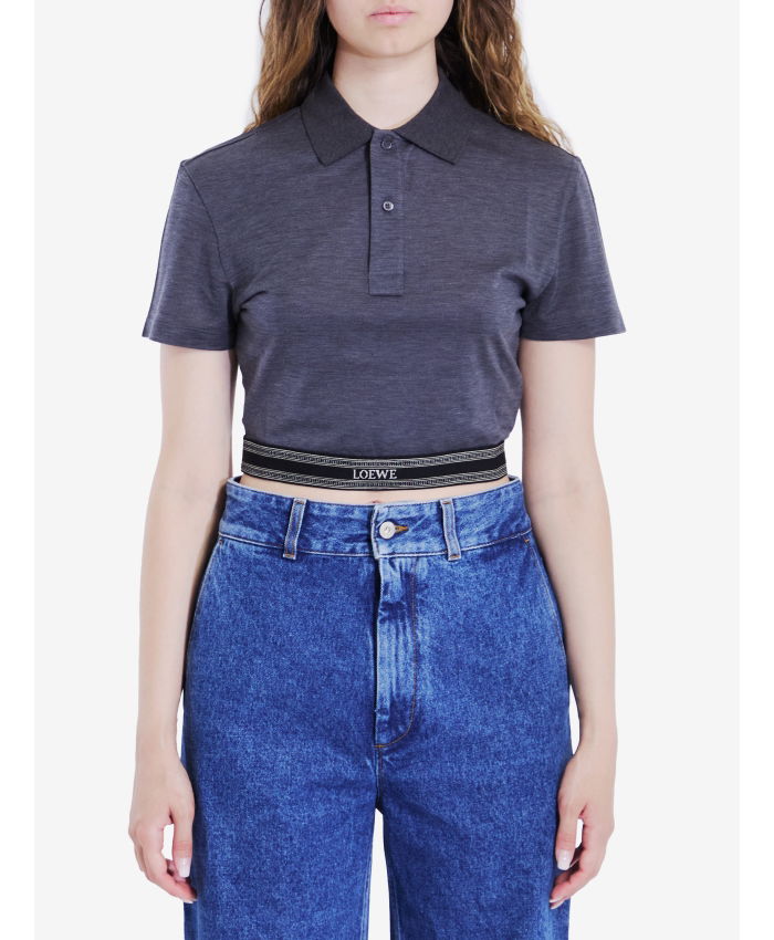 LOEWE - Cropped polo