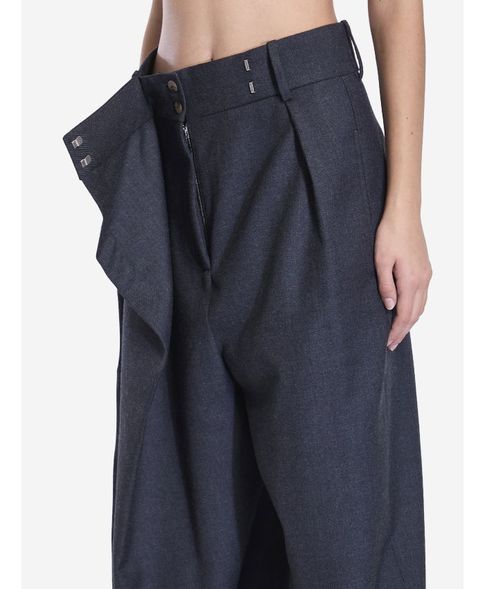 LOEWE - Wrap trousers in wool