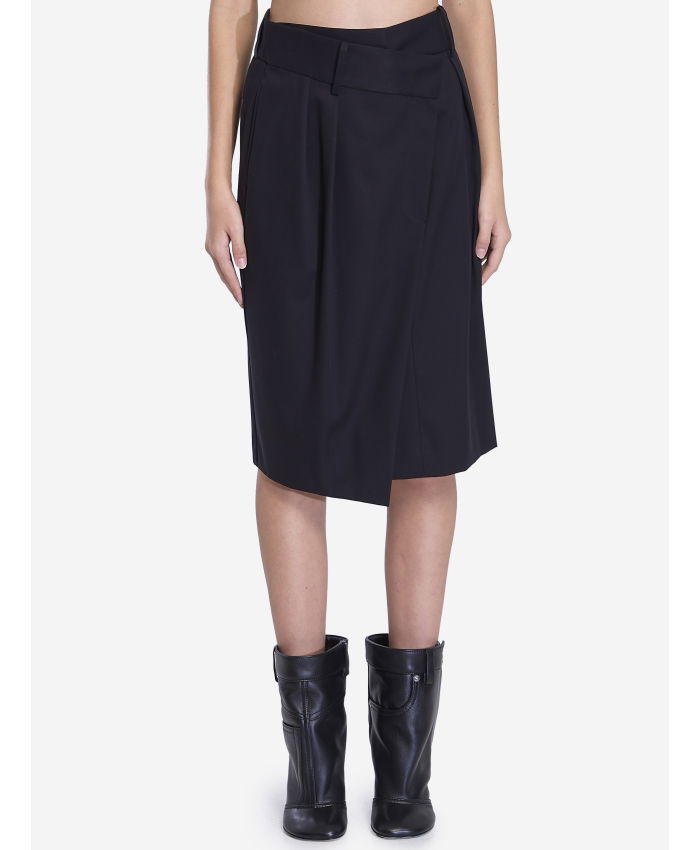 LOEWE - Wrap skirt in cotton and silk