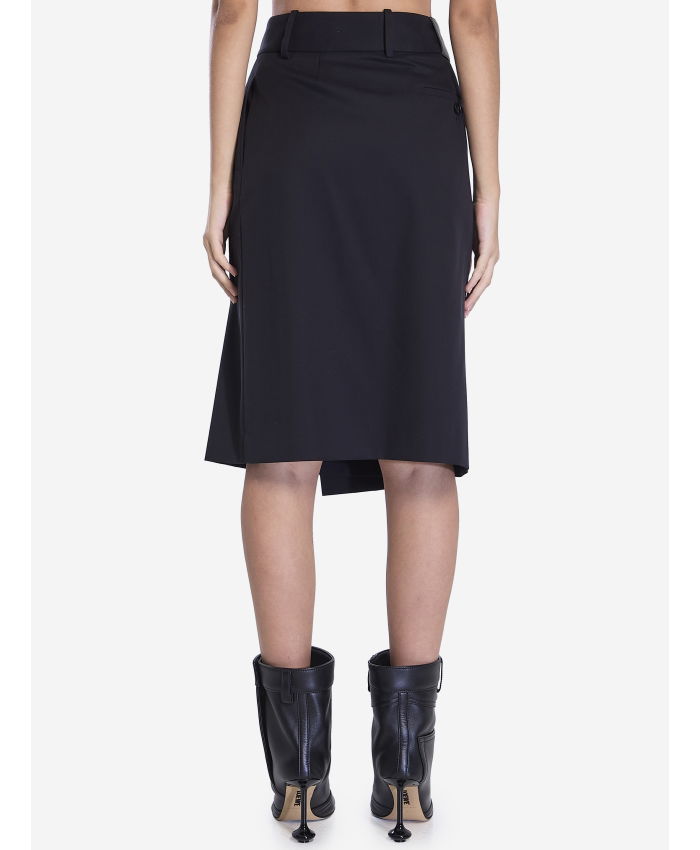 LOEWE - Wrap skirt in cotton and silk