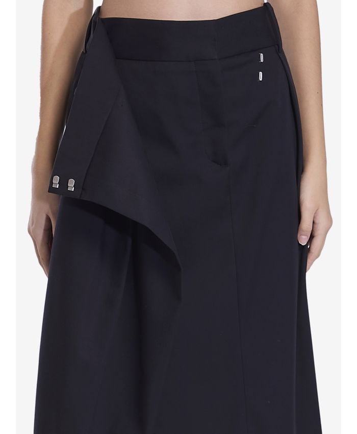 LOEWE - Wrap skirt in cotton and silk