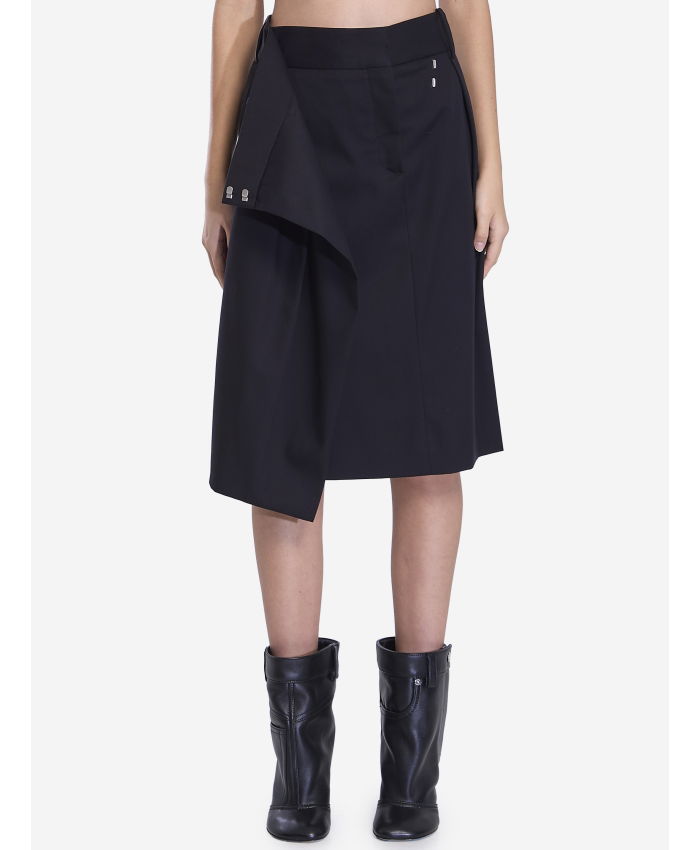 LOEWE - Wrap skirt in cotton and silk