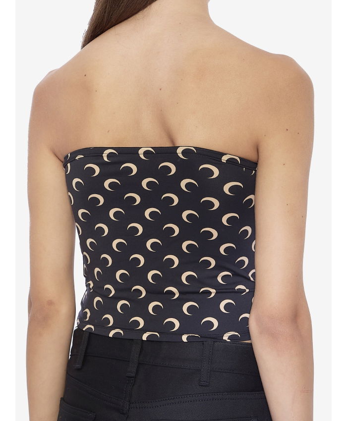 MARINE SERRE - Moon printed tube top