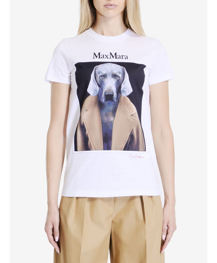 MAX MARA - Cipria t-shirt