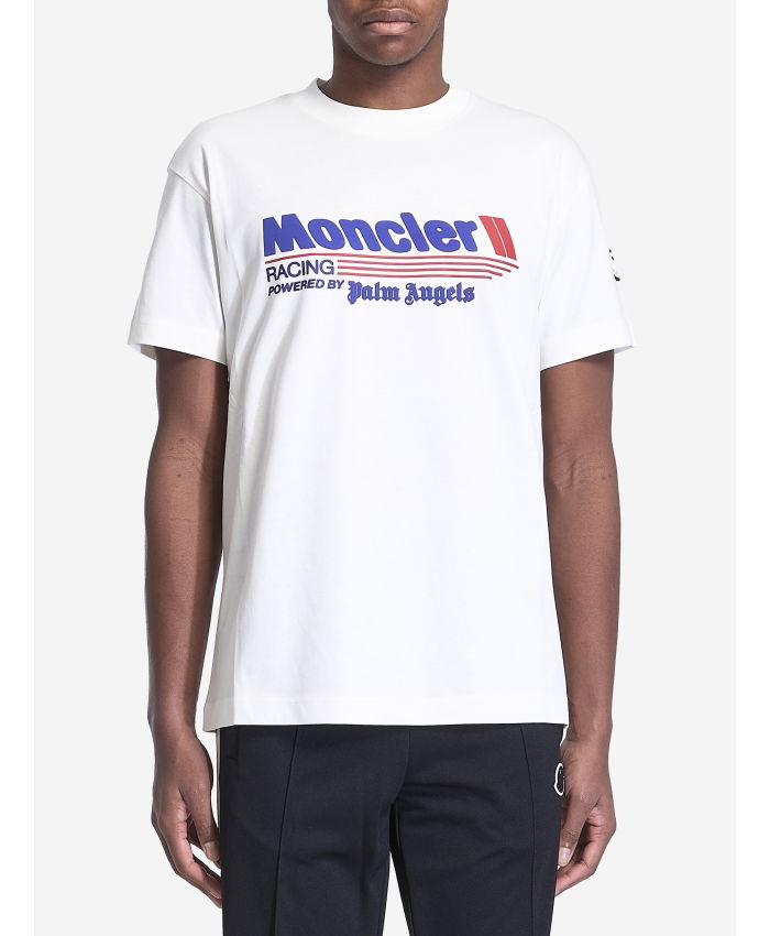 MONCLER X PALM ANGELS - Racing logo t-shirt