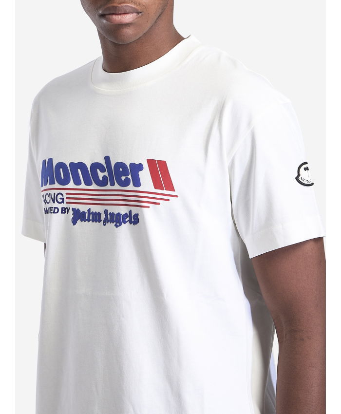 MONCLER X PALM ANGELS - Racing logo t-shirt