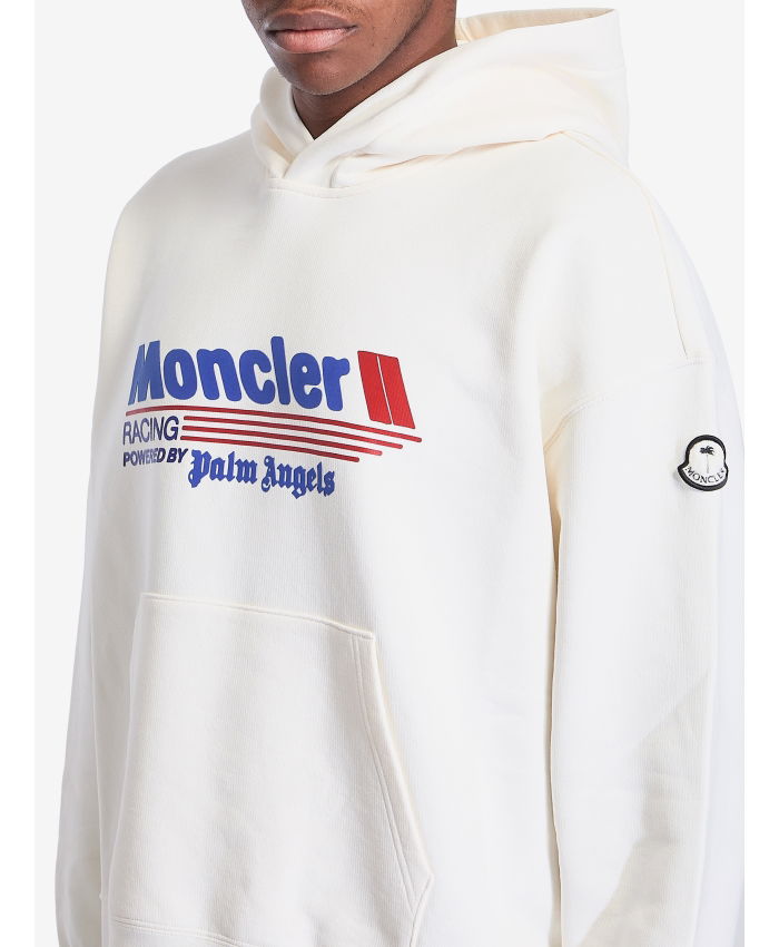 MONCLER X PALM ANGELS - Racing logo sweatshirt