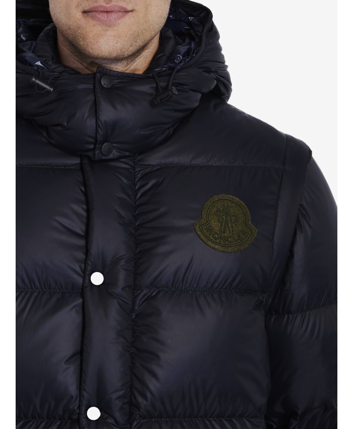 MONCLER Cyclone 2 in 1 down jacket Leam Roma Luxury Shopping Online