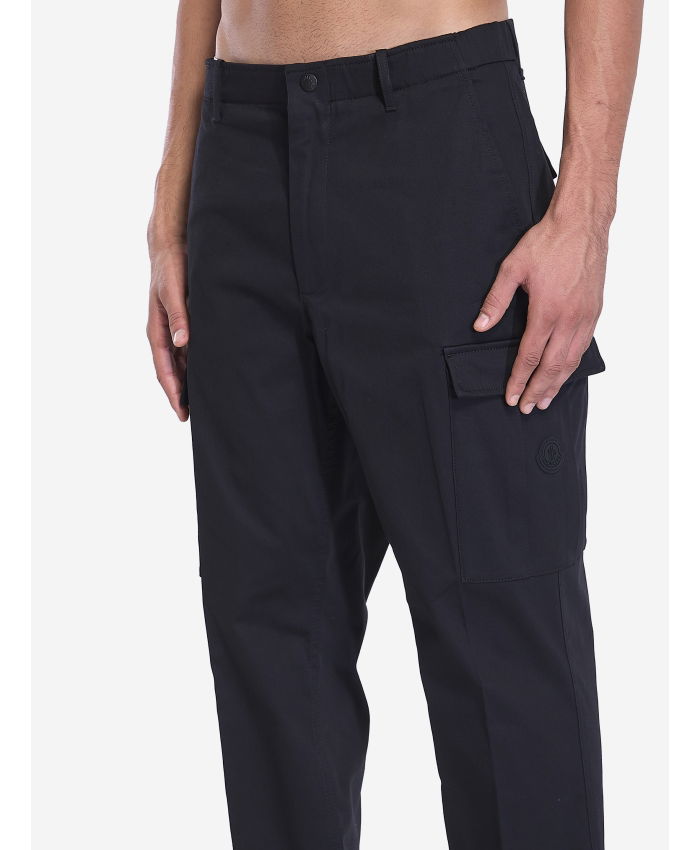 MONCLER - Cargo pants in gabardine