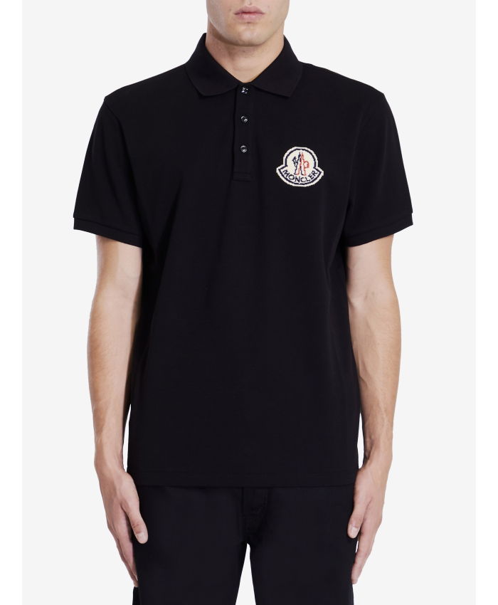 MONCLER - Polo con logo