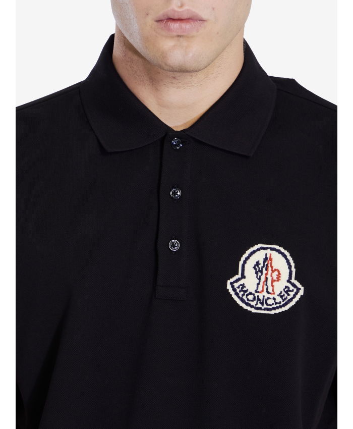 MONCLER - Polo con logo