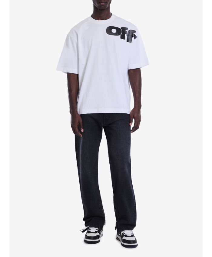 OFF WHITE - Skate t-shirt with Shared Logo