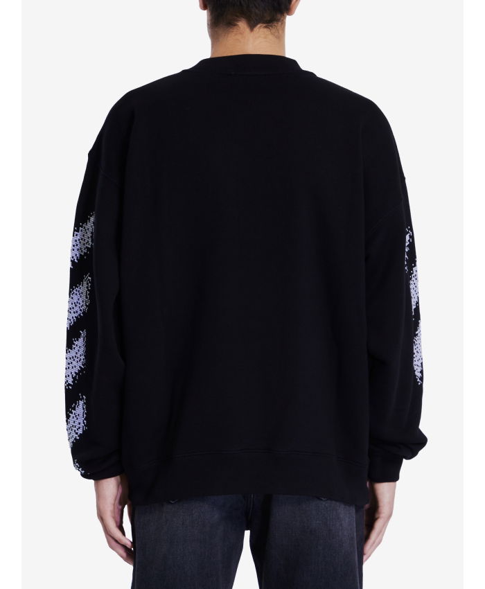 OFF WHITE - Pixel Diag sweatshirt