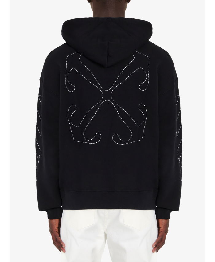 OFF WHITE - Stitch Arrow Skate hoodie