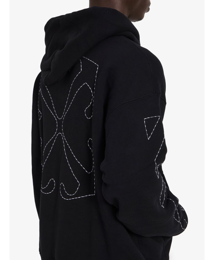 OFF WHITE - Stitch Arrow Skate hoodie