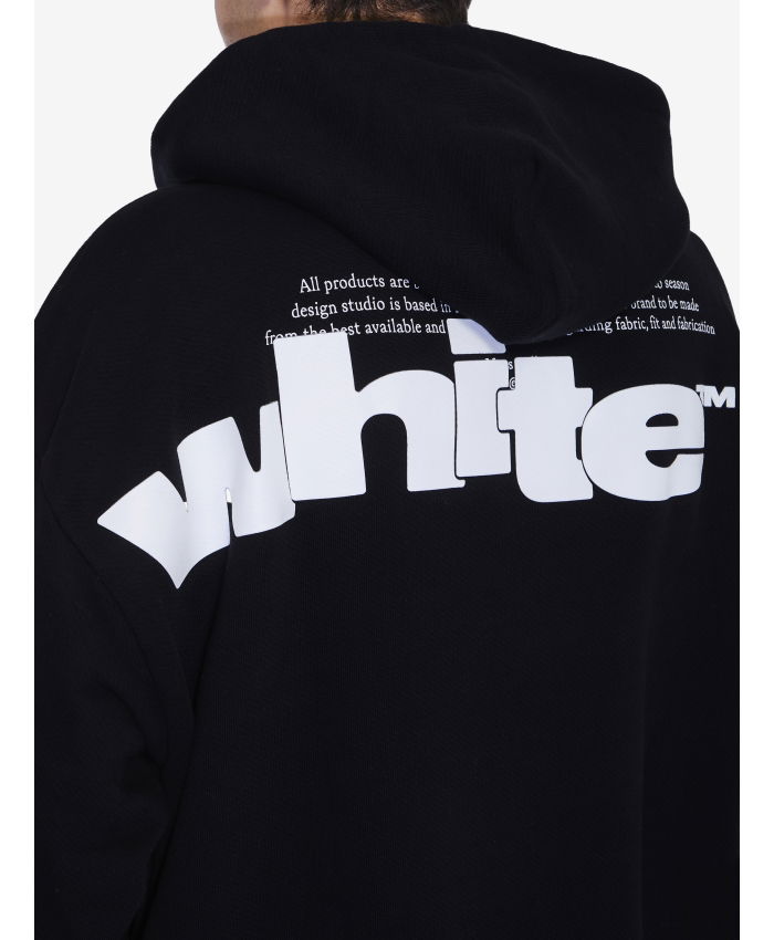 OFF WHITE - Shared Logo skate hoodie