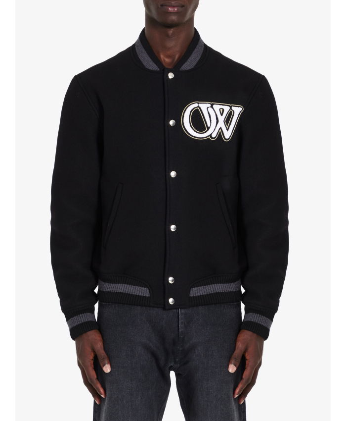 OFF WHITE - Varsity bomber jacket