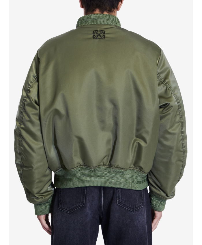 OFF WHITE - Bomber Four Leaf Clove