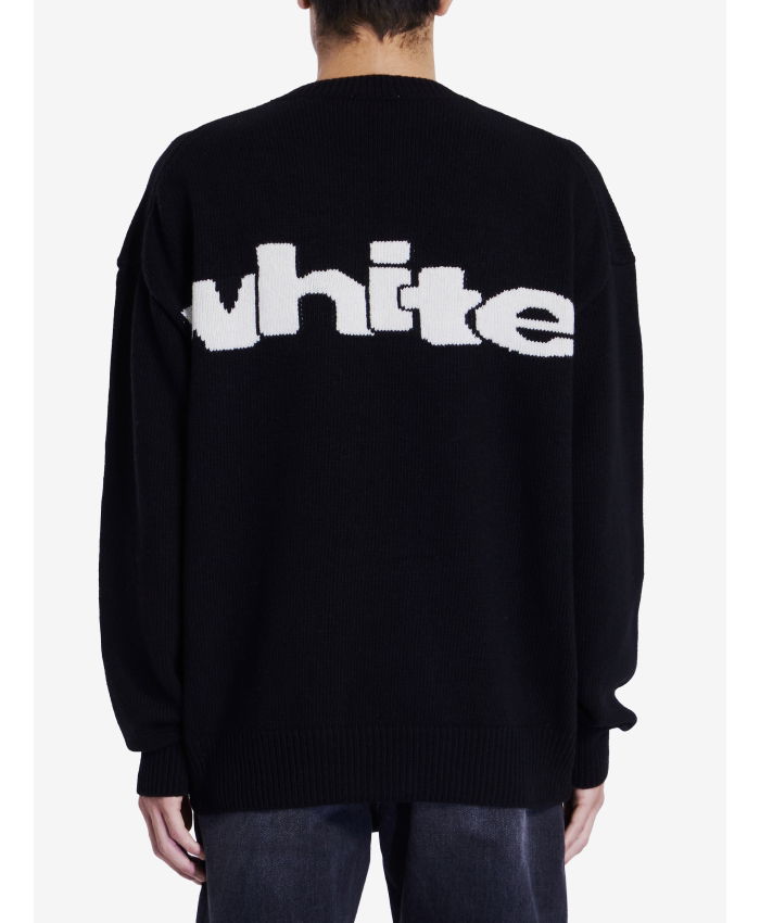 Off white logo sweater best sale