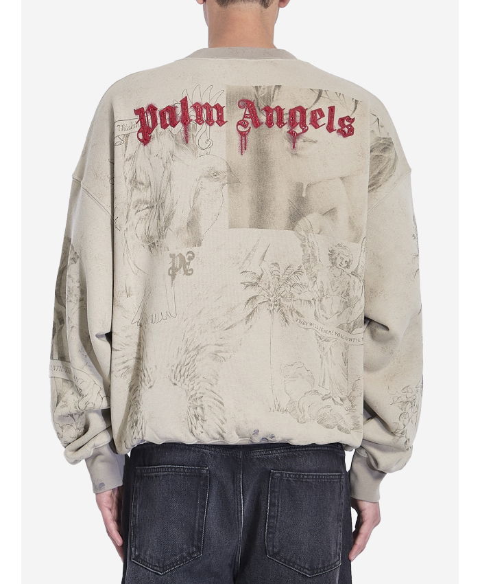 PALM ANGELS - Pencil All Over sweatshirt