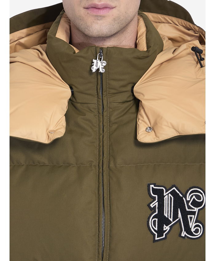 PALM ANGELS - Track Monogram puffer jacket