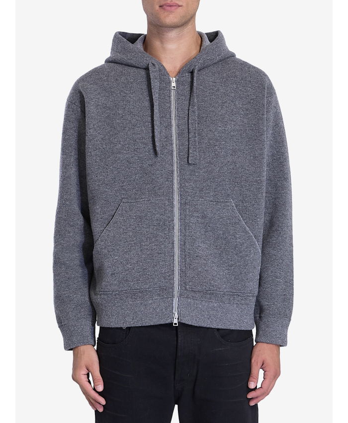 ROBERTO COLLINA - Zip-up hooded sweater