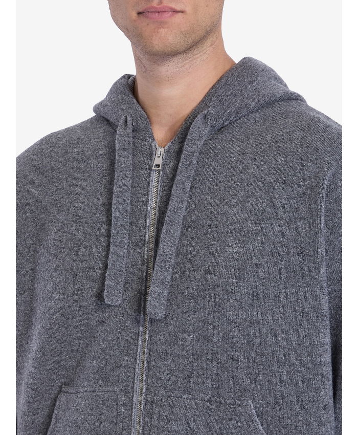 ROBERTO COLLINA - Zip-up hooded sweater